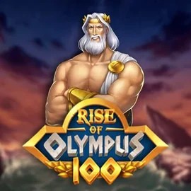 Rise of Olympus 100 slot logo by Play’n GO at Play'n GO – Casino Game Provider